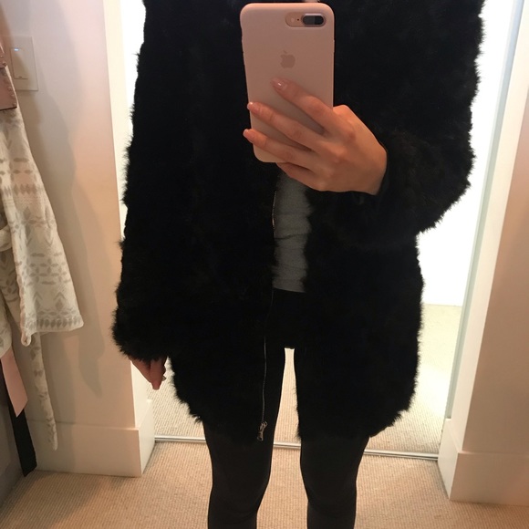 🌟worn once🌟Zara faux fur coat - Picture 2 of 5